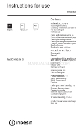 Indesit IWSC 61251 S 取扱説明書