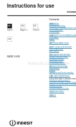 Indesit IWSE 6108 Instructions For Use Manual