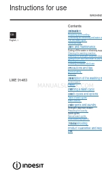 Indesit LWE 91483 Gebrauchsanweisung Handbuch