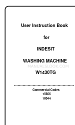 Indesit W1430TG Instrucciones de uso