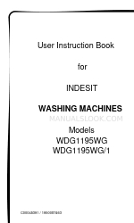 Indesit WDG1195WG Manual de instrucciones