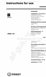 Indesit WIB101 Manual de instrucciones