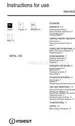 Indesit WITXL 109 Manuel d'utilisation