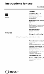 Indesit WIXL 133 Manual de instrucciones