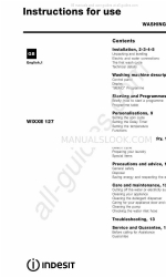 Indesit WIXXE 127 Instructions For Use Manual