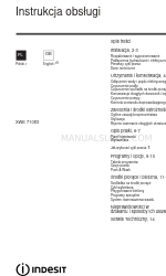 Indesit XWE 71083 Manual de instrucciones