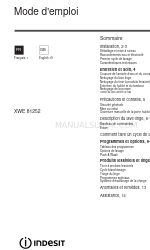 Indesit XWE 81252 Manual de instruções