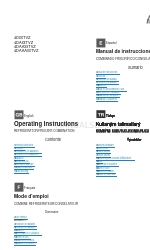 Indesit 4DAAxxTVZ Operating Instructions Manual