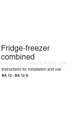 Indesit BA 12 Instructions For Installation And Use Manual