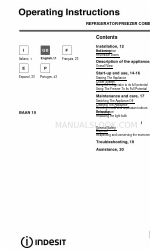 Indesit BAAN 10 Gebruiksaanwijzing