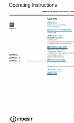 Indesit BAAN 134 Operating Instructions Manual