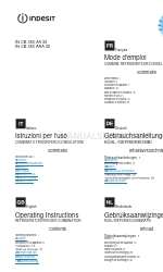Indesit IN CB 3xx AA xx Operating Instructions Manual