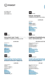 Indesit LI70 series Operating Instructions Manual