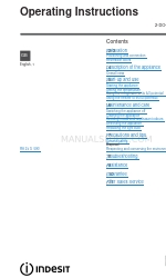 Indesit RA 24 (UK) Manual de Instruções