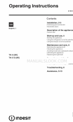 Indesit TAA 5 S (UK) Operating Instructions Manual