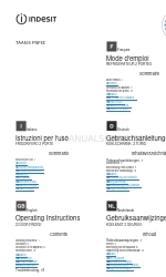 Indesit TAAN 6 FNF Series Manual de Instruções