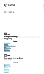 Indesit TAN 6 FNF series Operating Instructions Manual