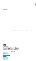 Indesit XH8 Series Operating Instructions Manual