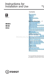Indesit DDD 5340 C Manuale di istruzioni per l'installazione e l'uso