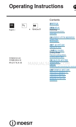 Indesit FA 217 K.A IX Panduan Petunjuk Pengoperasian