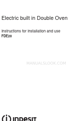 Indesit FDE20 Handleiding voor installatie en gebruik
