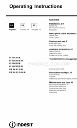 Indesit FI 52 C.B IX IB Operating Instructions Manual