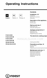 Indesit FIE 56 KC.B IX IB Operating Instructions Manual