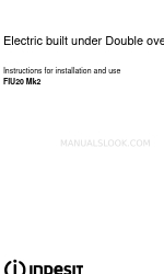 Indesit FIU20 MK2 取付・使用説明書