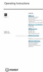 Indesit K3G11/G Manual de instrucciones