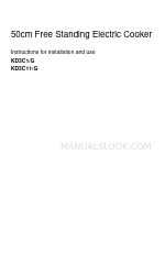 Indesit KD3C11/G Instructions For Installation And Use Manual