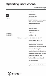 Indesit KD3G11S/G Operating Instructions Manual