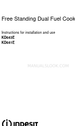 Indesit KD641E 取付・使用説明書