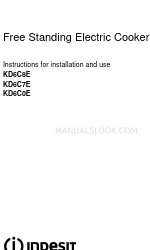 Indesit KD6C0E 取付・使用説明書