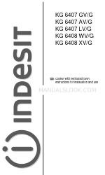 Indesit KG 6408 XV/G Инструкция по установке и использованию