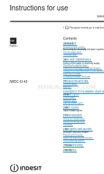 Indesit IWDD 7143 S Instructions For Use Manual