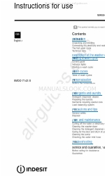 Indesit IWDD 7143 S Manual de instruções de utilização