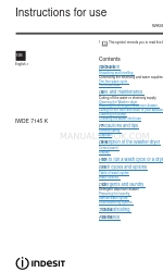 Indesit IWDE 7125 S Gebrauchsanweisung Handbuch