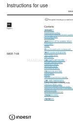 Indesit IWDE 7145 K Instructions For Use Manual