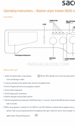 Indesit IWDE12 Operating Instructions