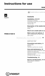 Indesit PWDE 81680 S Manual de instruções de utilização