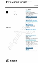 Indesit WIDL 102 Instructions For Use Manual