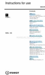 Indesit WIDL 106 Gebrauchsanweisung Handbuch