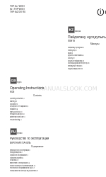 Indesit 641 THP W/IX/I Operating Instructions Manual