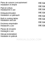 Indesit HK 64 CL Instrukcja instalacji i użytkowania