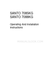 AEG U22380 SANTO 7085KG Operating And Installation Instructions