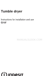 Indesit G73V Manuale di istruzioni per l'installazione e l'uso
