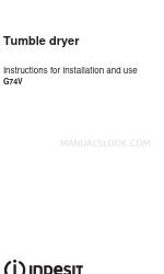 Indesit G74V Инструкция по установке и использованию