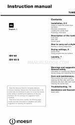 Indesit IDV 65 S Instruction Manual