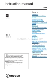 Indesit IDV 65 S Instruction Manual