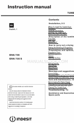 Indesit IDVA 735 Manual de instrucciones